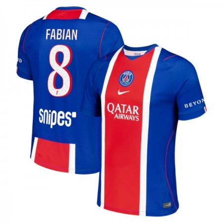 Camiseta Paris Saint Germain Fabian 8 Primera 2026-27 Camiseta Paris Saint Germain Fabian 8 Primera 2026-27