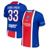 Camiseta Paris Saint Germain Zaire Emery 33 Primera 2026-27 Camiseta Paris Saint Germain Zaire Emery 33 Primera 2026-27