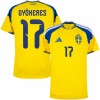 Camiseta Suecia Gyokeres 17 Primera Mundial 2026