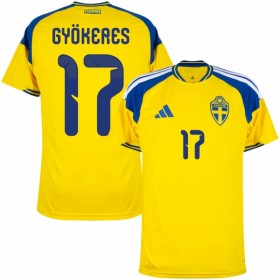 Camiseta Suecia Gyokeres 17 Primera Mundial 2026