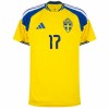 Camiseta Suecia Gyokeres 17 Primera Mundial 2026