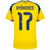 Camiseta Suecia Gyokeres 17 Primera Mundial 2026