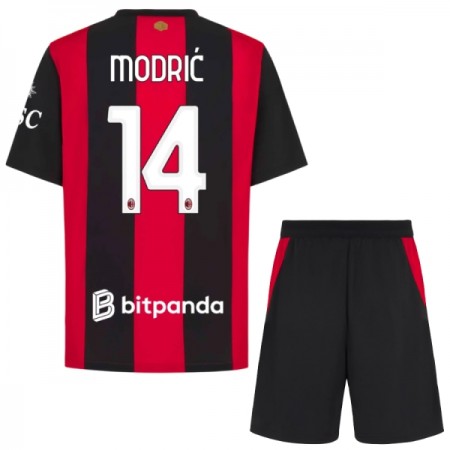 Camiseta Niño AC Milan Modrić 14 Primera 2026-27