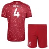 Camiseta Niño Liverpool Virgil 4 Primera 2026-27 Camiseta Niño Liverpool Virgil 4 Primera 2026-27