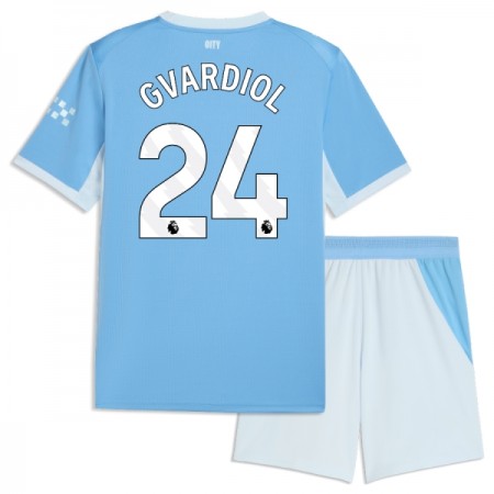 Camiseta Niño Manchester City Gvardiol 24 Primera 2026-27 Camiseta Niño Manchester City Gvardiol 24 Primera 2026-27