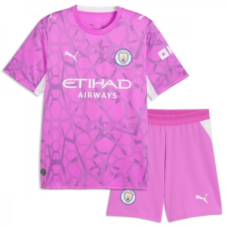 Camiseta Niño Manchester City Portero Segunda 2026-27 Rosa Camiseta Niño Manchester City Portero Segunda 2026-27 Rosa