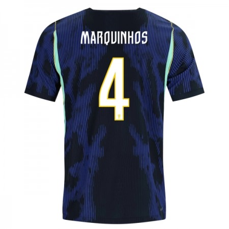 Camiseta Brasil Marquinhos 4 Segunda Mundial 2026 Camiseta Brasil Marquinhos 4 Segunda Mundial 2026