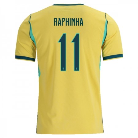 Camiseta Brasil Raphinha 11 Primera Mundial 2026