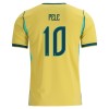 Camiseta Niño Brasil Pele 10 Primera Mundial 2026