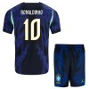 Camiseta Niño Brasil Ronaldinho 10 Segunda Mundial 2026