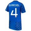 Camiseta Croacia Gvardiol 4 Segunda Mundial 2026