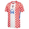 Camiseta Croacia Perišić 14 Primera Mundial 2026