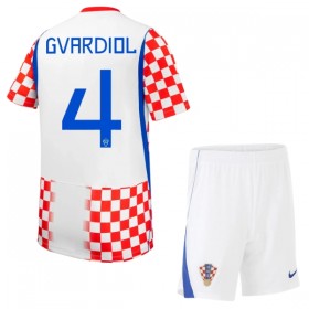 Camiseta Niño Croacia Gvardiol 4 Primera Mundial 2026