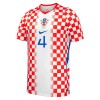 Camiseta Niño Croacia Gvardiol 4 Primera Mundial 2026