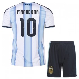 Camiseta Niño Argentina Maradona 10 Primera Mundial 2026