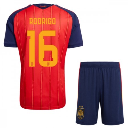 Camiseta Niño España 2 Stars Rodrigo 16 Primera Mundial 2026 Camiseta Niño España 2 Stars Rodrigo 16 Primera Mundial 2026