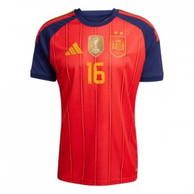 Camiseta Niño España 2 Stars Rodrigo 16 Primera Mundial 2026