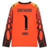 Camiseta Borussia Dortmund Kobel 1 Portero Primera 2026-27 Naranja L/S Camiseta Borussia Dortmund Kobel 1 Portero Primera 2026-27 Naranja L/S
