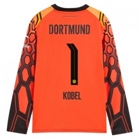 Camiseta Borussia Dortmund Kobel 1 Portero Primera 2026-27 Naranja L/S
