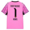 Camiseta Borussia Dortmund Kobel 1 Portero Segunda 2026-27 Rosa