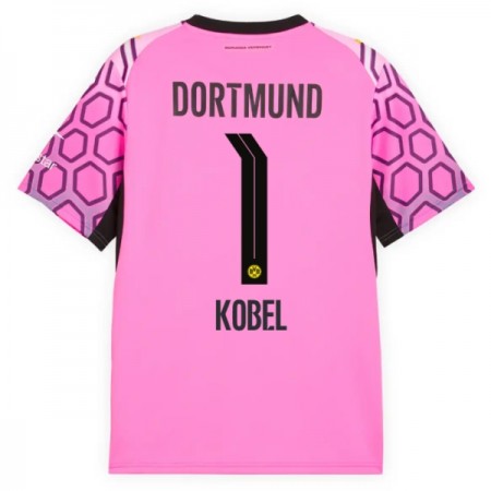 Camiseta Borussia Dortmund Kobel 1 Portero Segunda 2026-27 Rosa