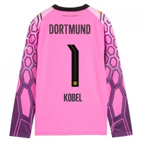 Camiseta Borussia Dortmund Kobel 1 Portero Segunda 2026-27 Rosa L/S