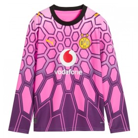 Camiseta Borussia Dortmund Kobel 1 Portero Segunda 2026-27 Rosa L/S