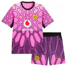 Camiseta Niño Borussia Dortmund Kobel 1 Portero Segunda 2026-27 Rosa