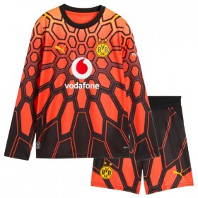 Camiseta Niño Borussia Dortmund Portero Primera 2026-27 Naranja L/S