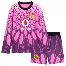 Camiseta Niño Borussia Dortmund Portero Segunda 2026-27 Rosa L/S