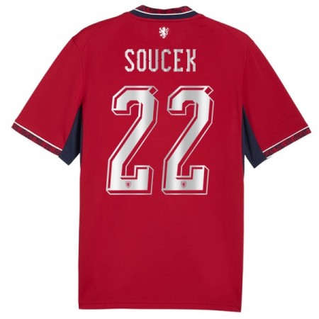 Camiseta República Checa Soucek 22 Primera Mundial 2026 Camiseta República Checa Soucek 22 Primera Mundial 2026