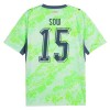 Camiseta Suiza Djibril Sow 15 Segunda Mundial 2026