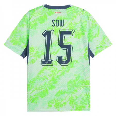 Camiseta Suiza Djibril Sow 15 Segunda Mundial 2026