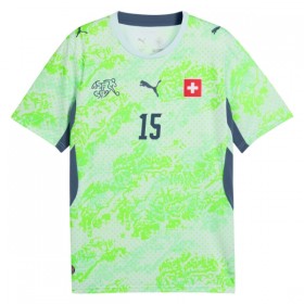 Camiseta Suiza Djibril Sow 15 Segunda Mundial 2026