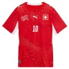 Camiseta Suiza Granit Xhaka 10 Primera Mundial 2026