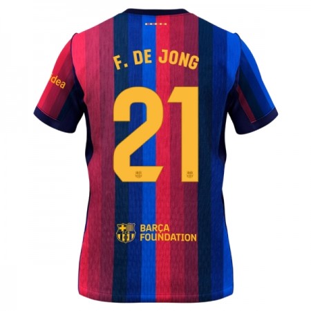 Camiseta FC Barcelona Frenkie de Jong 21 Primera 2026-27