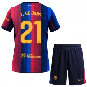 Camiseta Niño FC Barcelona Frenkie de Jong 21 Primera 2026-27