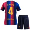 Camiseta Niño FC Barcelona R. Araujo 4 Primera 2026-27