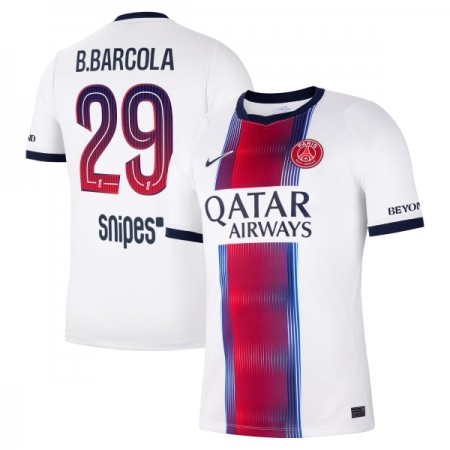 Camiseta Paris Saint Germain Bradley Barcola 29 Segunda 2026-27 Camiseta Paris Saint Germain Bradley Barcola 29 Segunda 2026-27