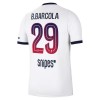 Camiseta Paris Saint Germain Bradley Barcola 29 Segunda 2026-27