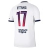 Camiseta Paris Saint Germain Vitinha 17 Segunda 2026-27
