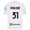 Camiseta AC Milan Pavlovic 31 Segunda 2026-27
