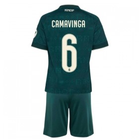 Camiseta Niño Real Madrid Camavinga 6 Segunda 2026-27