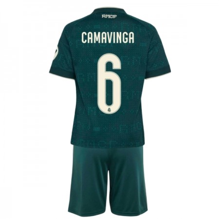 Camiseta Niño Real Madrid Camavinga 6 Segunda 2026-27 Camiseta Niño Real Madrid Camavinga 6 Segunda 2026-27