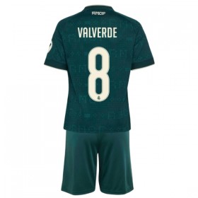 Camiseta Niño Real Madrid Valverde 8 Segunda 2026-27