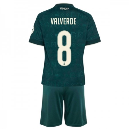 Camiseta Niño Real Madrid Valverde 8 Segunda 2026-27