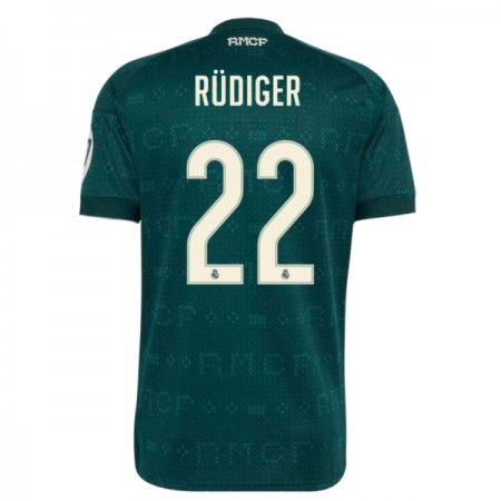 Camiseta Real Madrid Rudiger 22 Segunda 2026-27 Camiseta Real Madrid Rudiger 22 Segunda 2026-27