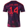 Camiseta FC Bayern de Múnich Luis Diaz 14 Tercera 2026-27 Camiseta FC Bayern de Múnich Luis Diaz 14 Tercera 2026-27
