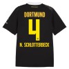 Camiseta Borussia Dortmund N. Schlotterbeck 4 Segunda 2026-27 Camiseta Borussia Dortmund N. Schlotterbeck 4 Segunda 2026-27