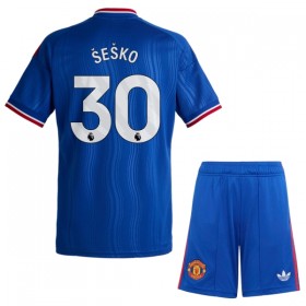 Camiseta Niño Manchester United Sesko 30 Segunda 2026-27
